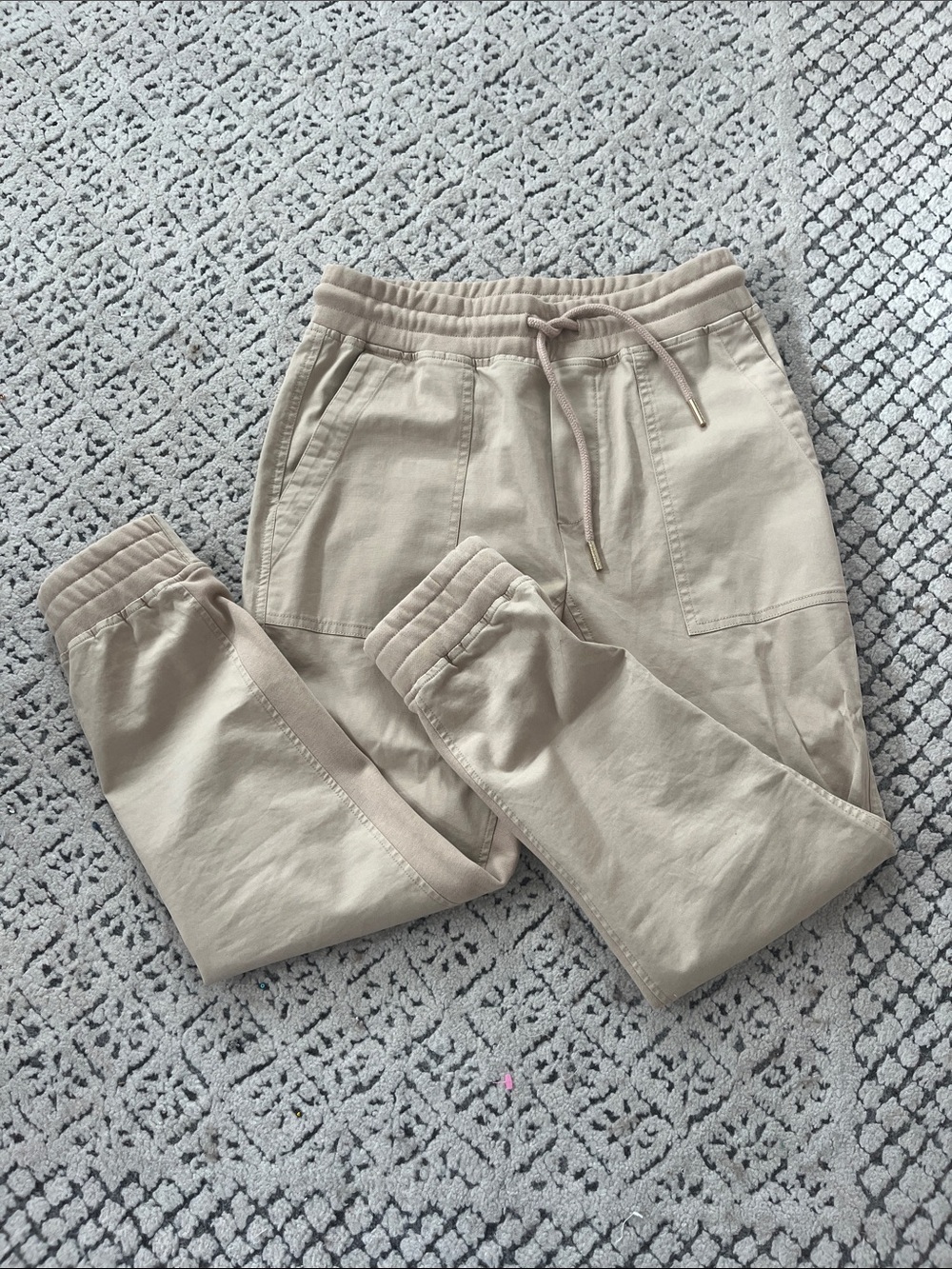 Varley miles pant elastic waistband black joggers size XS